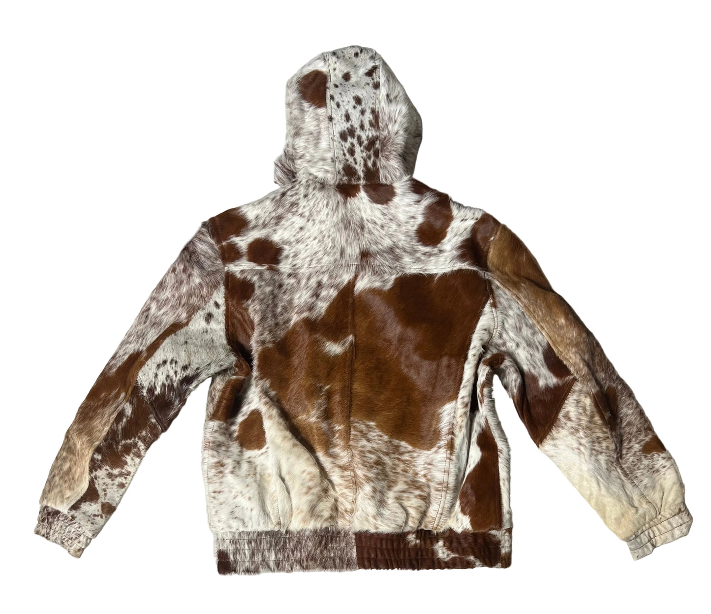 COWHIDE ZIP HOODIE “XL”