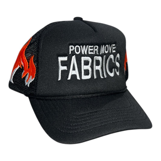 “FABRICS” FLAME SNAPBACK