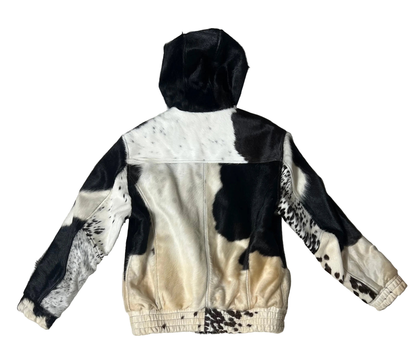 COWHIDE ZIP HOODIE “LARGE”