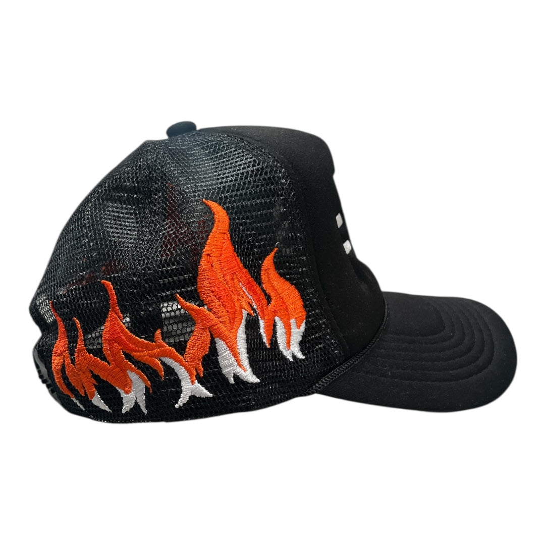 “FABRICS” FLAME SNAPBACK