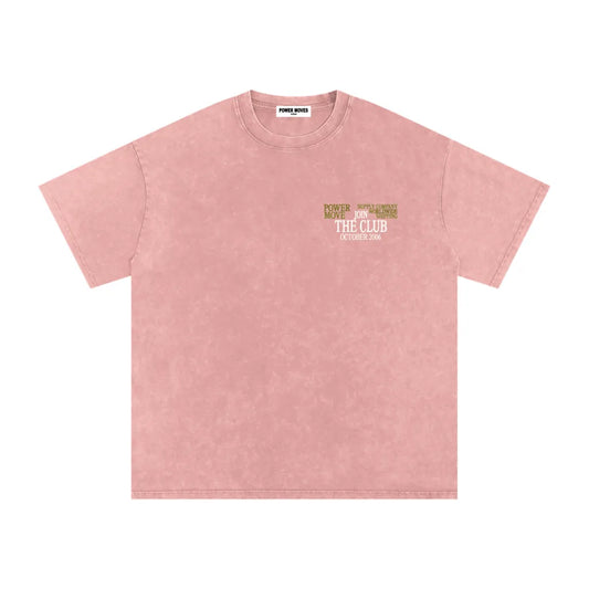 CLUB TEE "SNOW PINK"